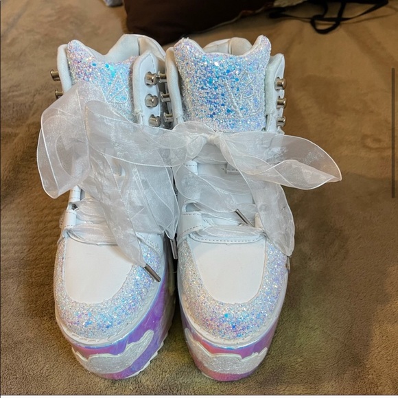 YRU Qozmo Sky Sky Cloud Platform Sneakers Shoes 6 - Picture 10 of 13